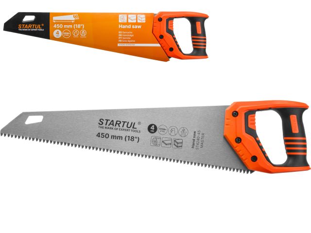 ножовка по дер. 450мм 4 tpi startul master (st4240-45) (крупный зуб) st4240-45 от BTSprom.by