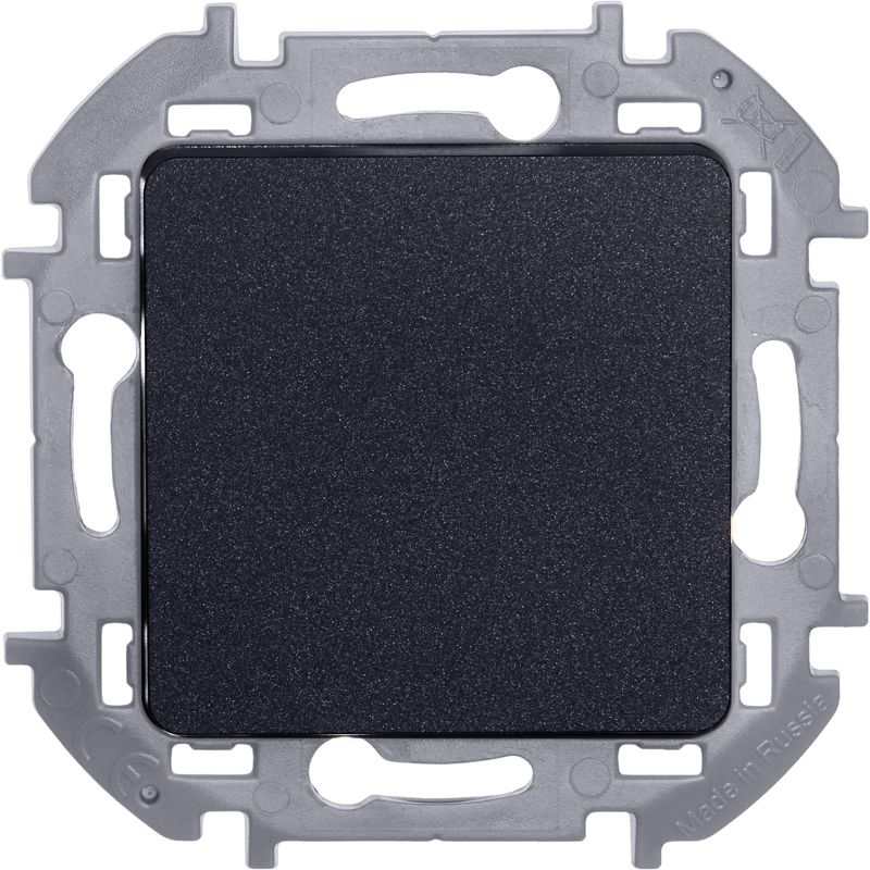  Переключатель 1-кл. Inspiria 10А IP20 250В 10AX механизм антрацит IEK 673653 фото в каталоге от BTSprom.by