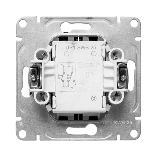  Выключатель для жалюзи Эпика механизм черн. EKF UP1-SWB-25 фото в каталоге от BTSprom.by