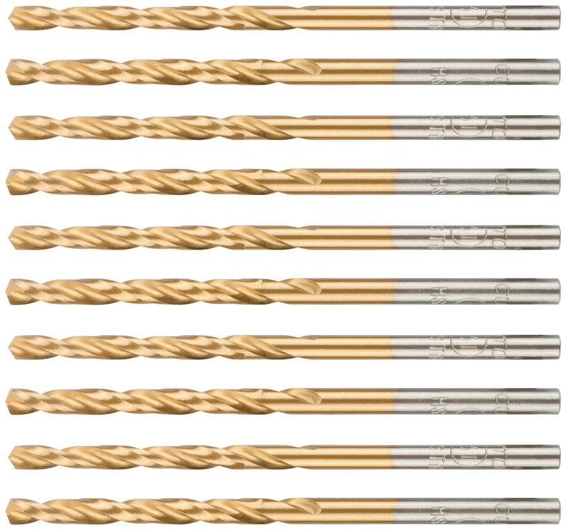  Сверло по металлу Profi с титановым покрытием 3.1х65мм (уп.10шт) Cutop 52-433 фото в каталоге от BTSprom.by