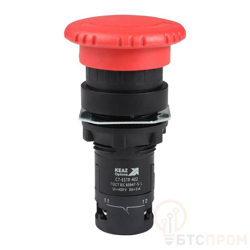 Кнопка аварийного останова OptiSignal Compact D22 С7-ESTR-402 красн. 2НЗ XB7ES544P КЭАЗ 362130 фото в каталоге от BTSprom.by  Кнопка аварийного останова OptiSignal Compact D22 С7-ESTR-402 красн. 2НЗ XB7ES544P КЭАЗ 362130 фото в каталоге от BTSprom.by