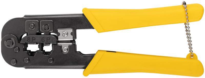 кримпер для обжима разъемов rj11 rj12 rj45 пластик. ручки 190мм fit 60062 от BTSprom.by