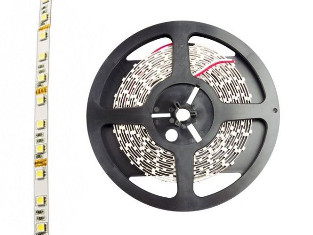 лента светодиодная pls-5050/60 (14.4 вт/м, 900 лм/м, 6500к, ip20, 12в (5 м в уп.) jazzway (60 диод/м, холодный белый свет, 10 мм) 1000972 от BTSprom.by