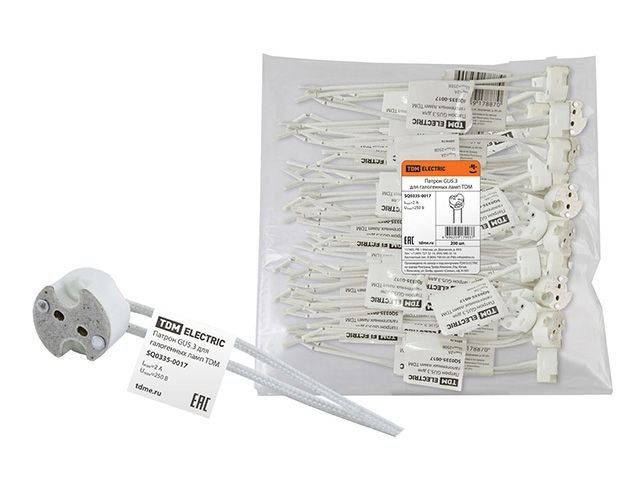 патрон gu5.3 для галогенных ламп tdm sq0335-0017 от BTSprom.by
