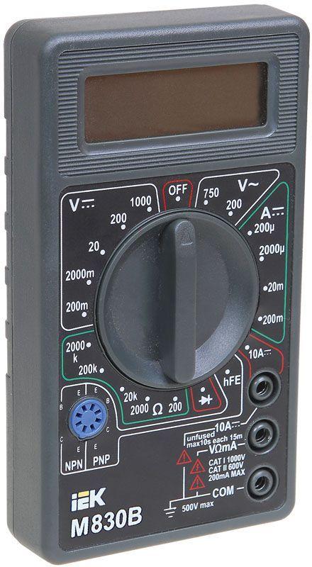 мультиметр цифровой universal m830b iek tmd-2b-830 от BTSprom.by