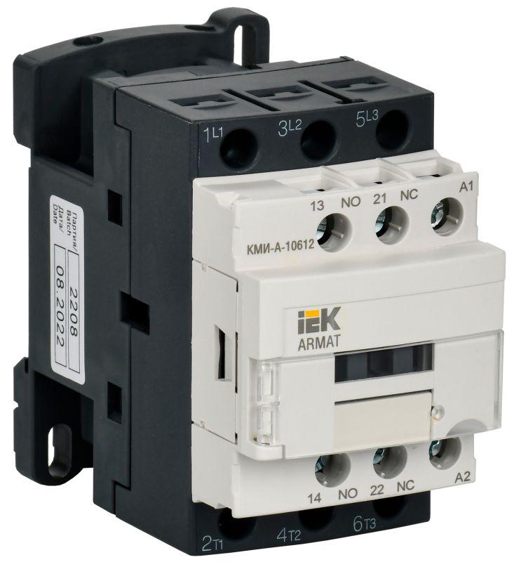 контактор кми-а-10612 lc1d 6а кат. 230в ac 1но+1нз ac-3 iek ar-acc-11-006-230-11 от BTSprom.by