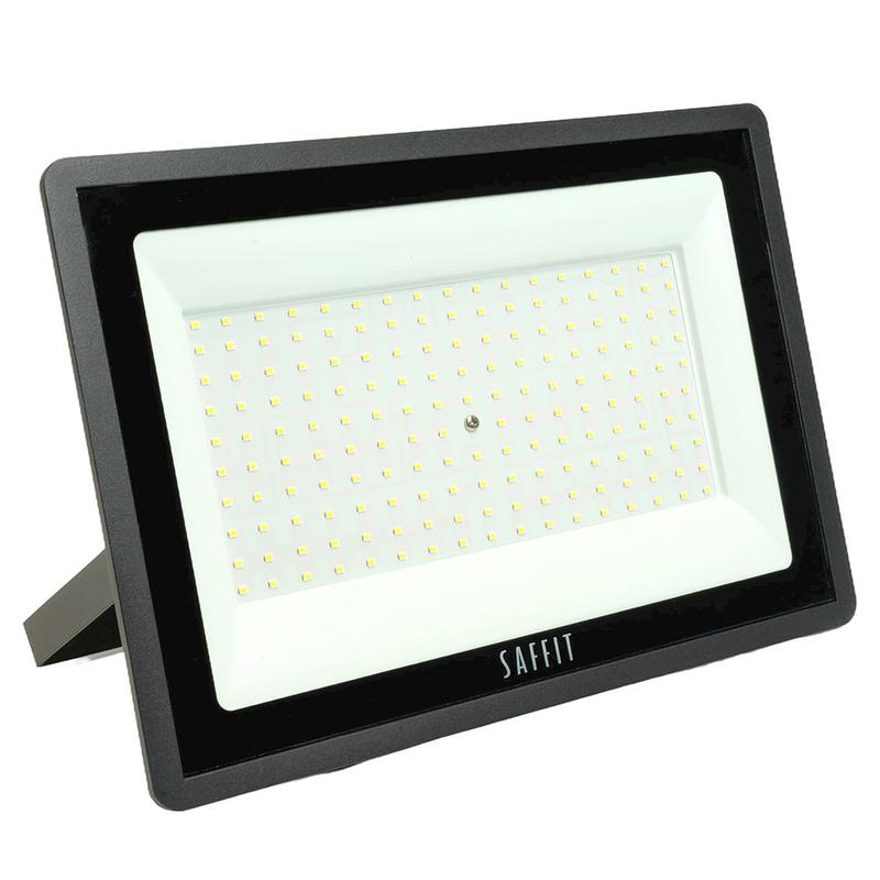 прожектор светодиодный 2835smd 150вт 6400к ac230в/50гц ip65 черн. в компактном корпусе sfl90-150 saffit 55069 от BTSprom.by