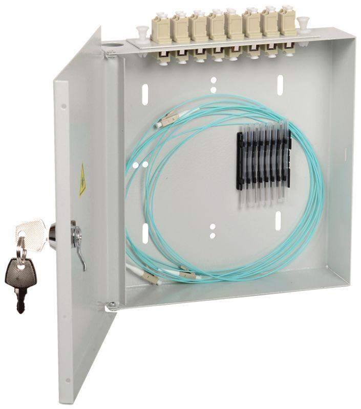 кросс укомплектованный настенный sc (simplex) 4 порта (om2) itk fobx8-n-4scus50 от BTSprom.by