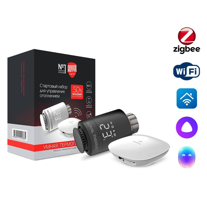набор стартовый для управления отоплением royal thermo черн. royal thermo нс-1402598 от BTSprom.by