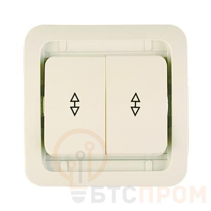 Переключатель перекрестный 2-кл. СП Mimoza 10А IP20 без вставки крем. Makel 32026 фото в каталоге от BTSprom.by  Переключатель перекрестный 2-кл. СП Mimoza 10А IP20 без вставки крем. Makel 32026 фото в каталоге от BTSprom.by