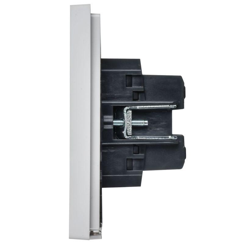  Выключатель перекрестный 2-кл. СП FORTE&PIANO 10А FP209 бел. IEK FP-V23-0-10-1-K01 фото в каталоге от BTSprom.by