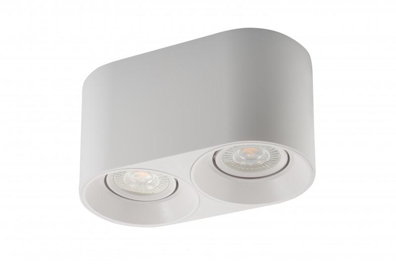  Светильник 10Вт GU5.3 IP20 LED накладной пластик бел. DENKIRS 628026 фото в каталоге от BTSprom.by