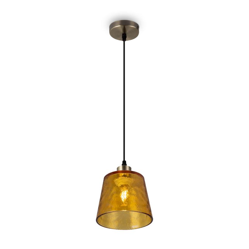 светильник gauzy 60вт e27х1 ip20 подвесной freya fr5275pl-01bz1 от BTSprom.by