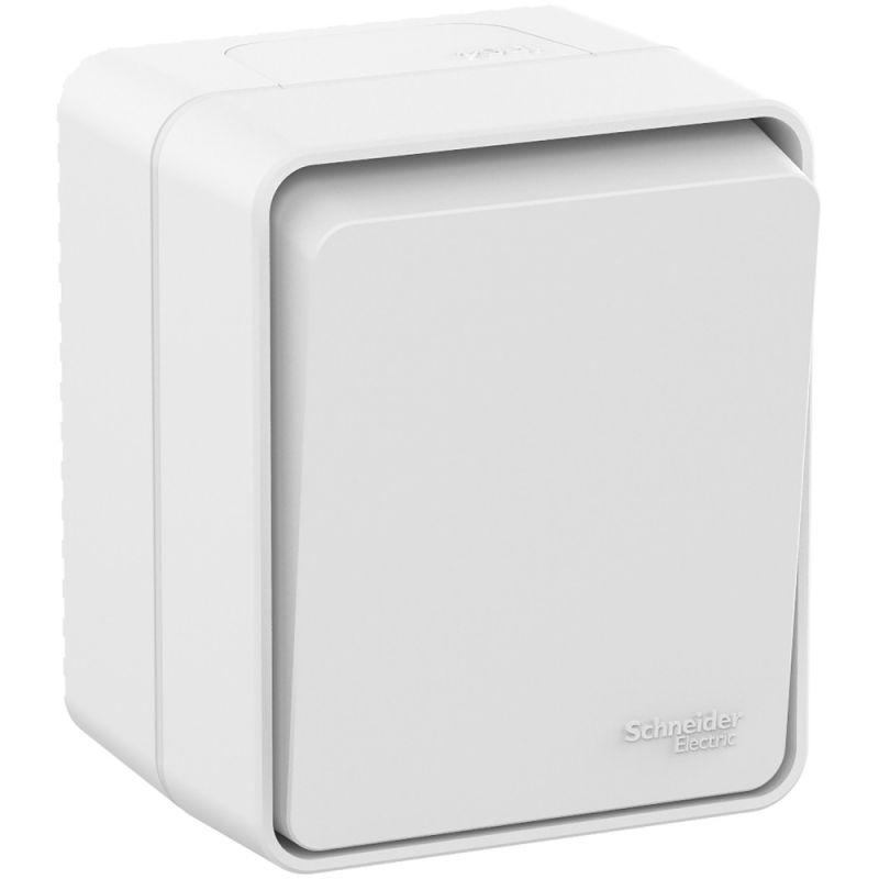 выключатель 1-кл. оп atlasdesign profi ip54 10ax бел. se atn540111 от BTSprom.by