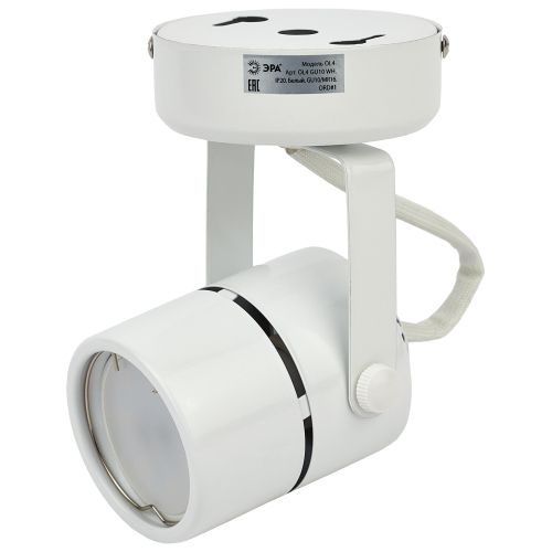  Светильник OL4 GU10 WH накладной бел. Эра Б0044267 фото в каталоге от BTSprom.by