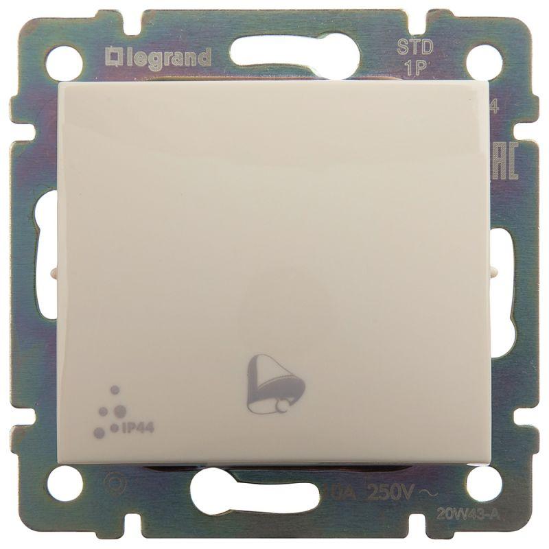 механизм кнопки звонка сп valena ip44 символ звонок сл. кость leg 774199 от BTSprom.by