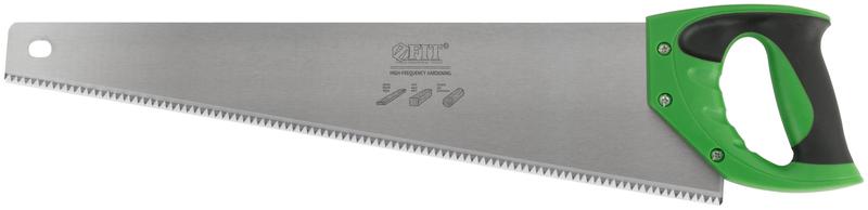  Ножовка по дереву крупный каленый зуб 5 TPI 2D заточка пластиковая прорезиненная ручка 500мм FIT 40423 фото в каталоге от BTSprom.by