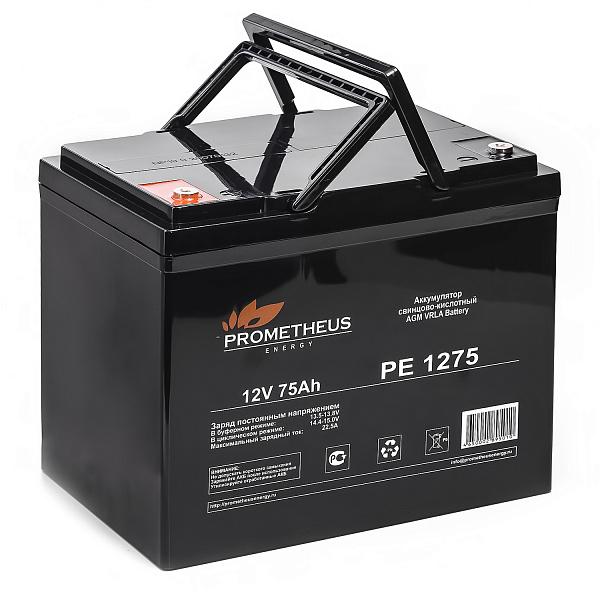 аккумулятор 12в 75а.ч pe1275 prometheus energy нф-00007534 от BTSprom.by