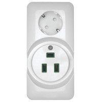  Розетка 2-м ОП Blanca / Прима 250В комбинир. для электроплиты 32А+силовая 16А (опт. упак.) бел. SE RA32-211R-B фото в каталоге от BTSprom.by