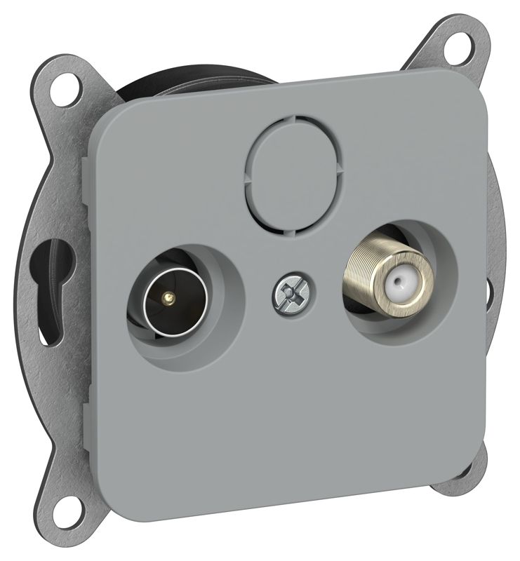 розетка оконечная tv/sat 2-м сп flite ртвс-2-1-1-флс экранир. механизм сер. iek fi-af23-o-k03 от BTSprom.by