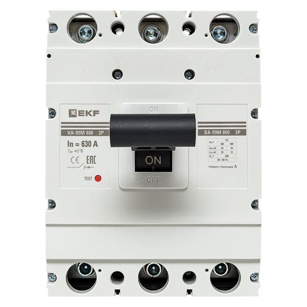  Выключатель автоматический 3п 800/630А 35кА ВА-99М PROxima EKF mccb99-800-630m фото в каталоге от BTSprom.by
