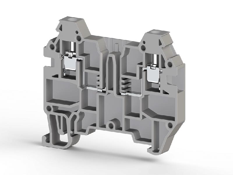 клеммник с возможностью установки картриджа 2.5кв.мм сер. avk 2.5f klemsan 324929 от BTSprom.by