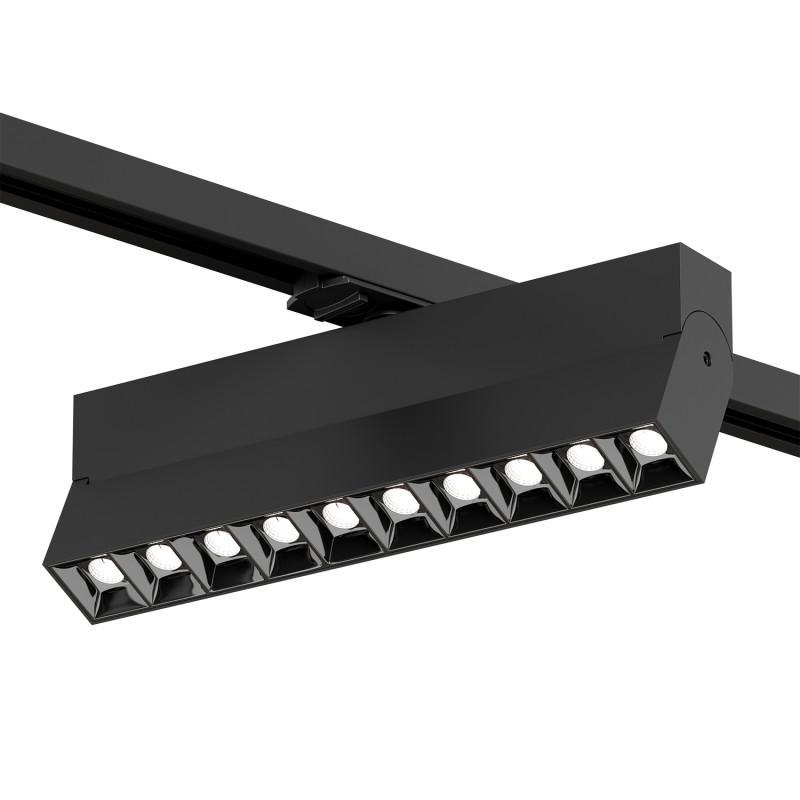 светильник трековый edder 20вт 4000к ip20 220в l271мм 30град. 1ф поворотн. со светодиодом алюм. черн. denkirs 717780 от BTSprom.by