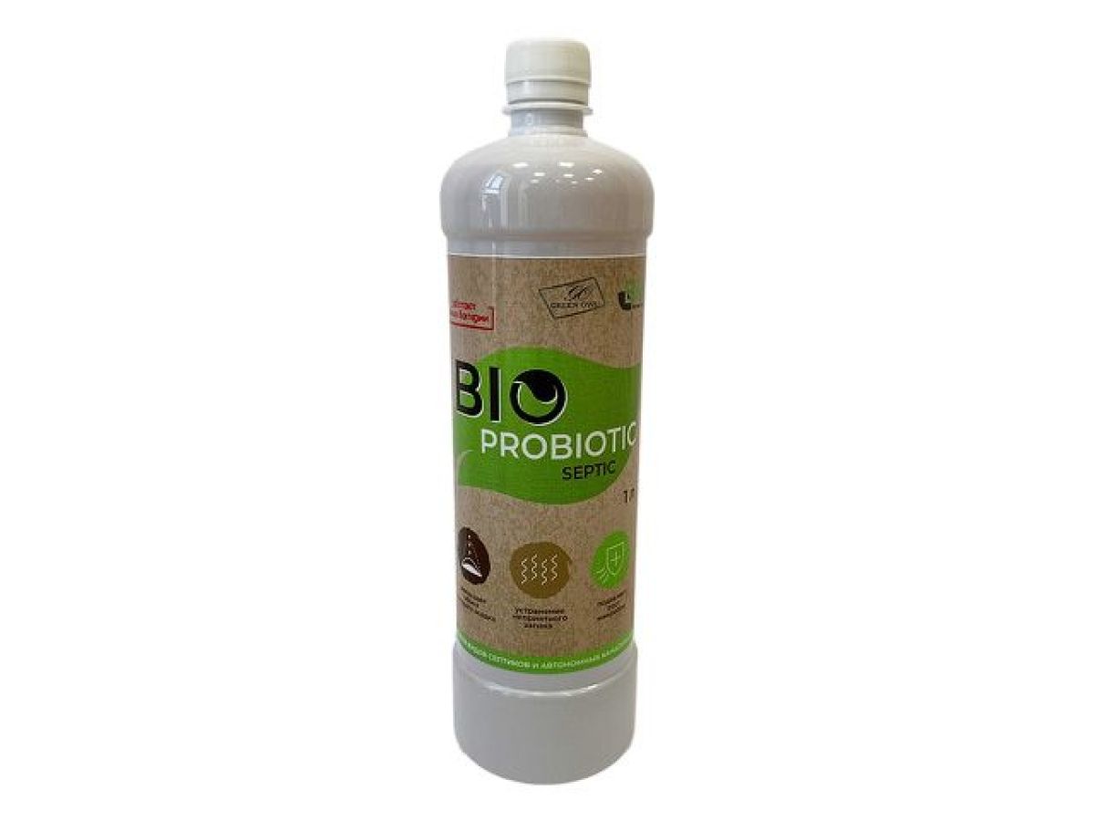 препарат микробиологический bio-probiotic septic 1 л (ускоряет компостирование, эффективен для очистки дачных, биотуалетов, выгребных ям и септиков) 4810699000016 от BTSprom.by