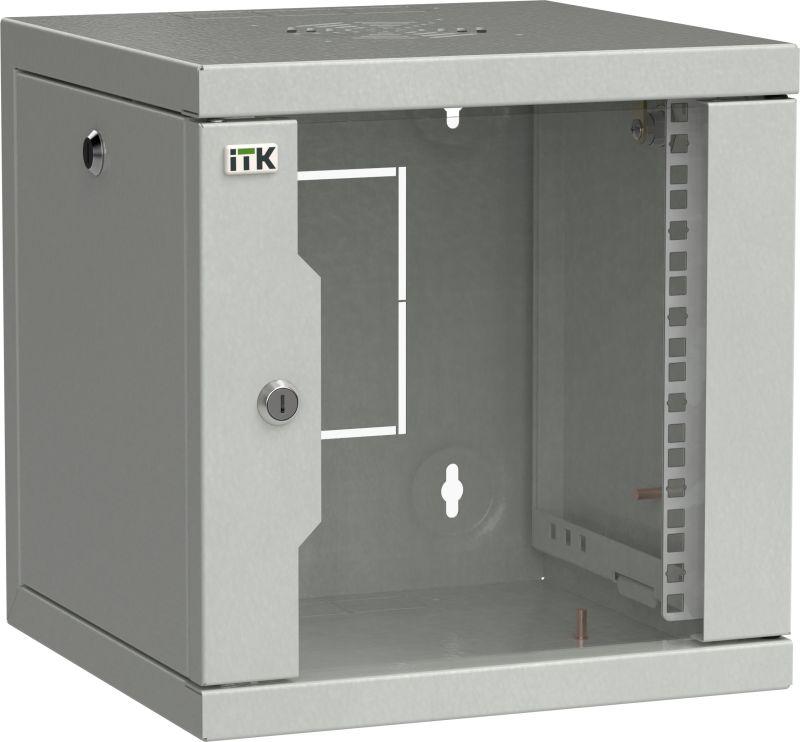 шкаф сетевой linea ws 10дюйм 6u 320х310мм дверь стекл. сер. itk lws3-06u33-gf от BTSprom.by