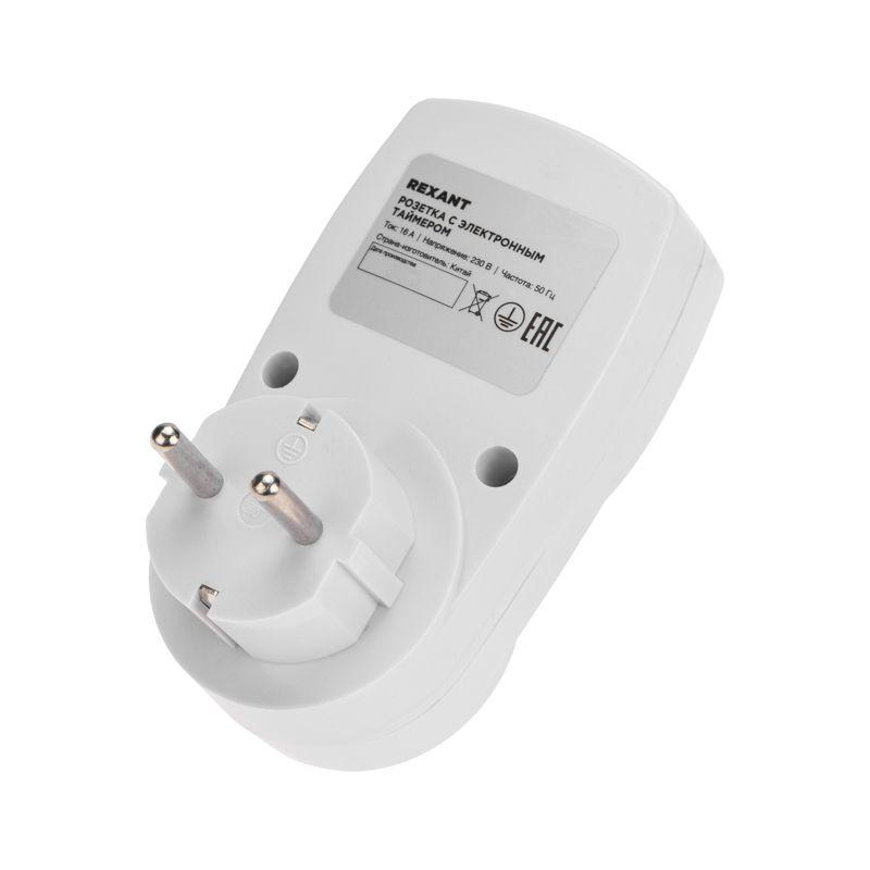  Розетка с электронным таймером RX-31А Rexant 11-6010 фото в каталоге от BTSprom.by