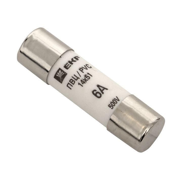 вставка плавкая цилиндрическая пвц 14х51 6а ekf pvc-14x51-6 от BTSprom.by