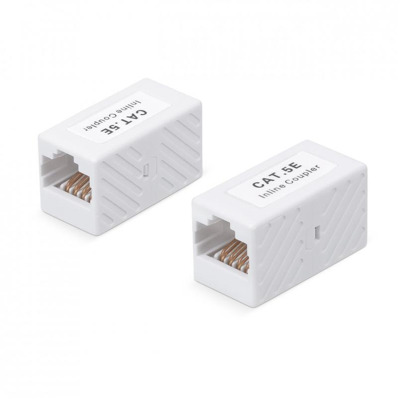 адаптер проходной rj45-rj45 (8p8c) кат.5e неэкранир. wr-ca-8p8c-c5e бел. wrline 505223 от BTSprom.by