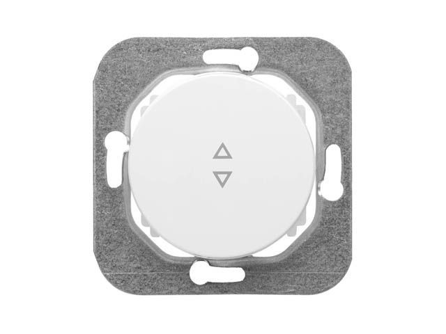 выключатель 1 клав. проходной (cкрытый, 10а) белый, прованс, bylectrica с6 10-3361 от BTSprom.by