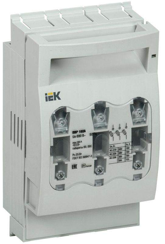 выключатель-разъединитель-предохранитель 160а karat iek srp-10-3-160 от BTSprom.by