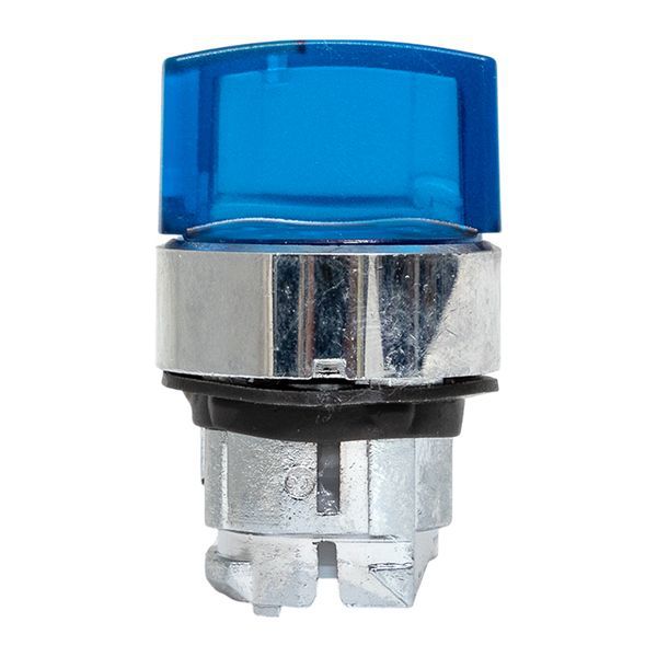  Механизм переключателя исполнительный XB4 IP65 на 3 положения возвратный без фиксации с подсветкой с короткой ручкой син. EKF XB4BD3L-B-65 фото в каталоге от BTSprom.by