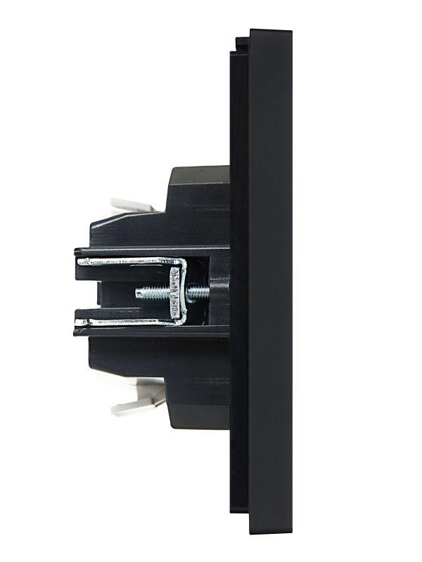  Выключатель проходной 1-кл. СП FORTE&PIANO 10А FP104 с индикацией черн. IEK FP-V12-1-10-1-K02 фото в каталоге от BTSprom.by