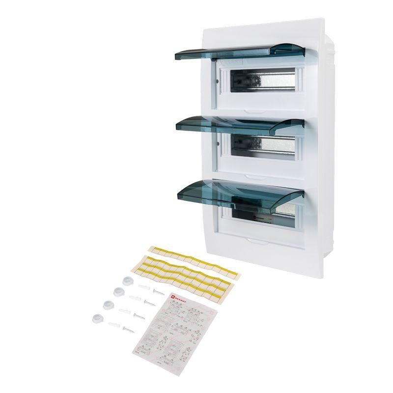  Бокс ЩРВ-П-36 IP41 пластик. бел. Rexant 11-0236 фото в каталоге от BTSprom.by