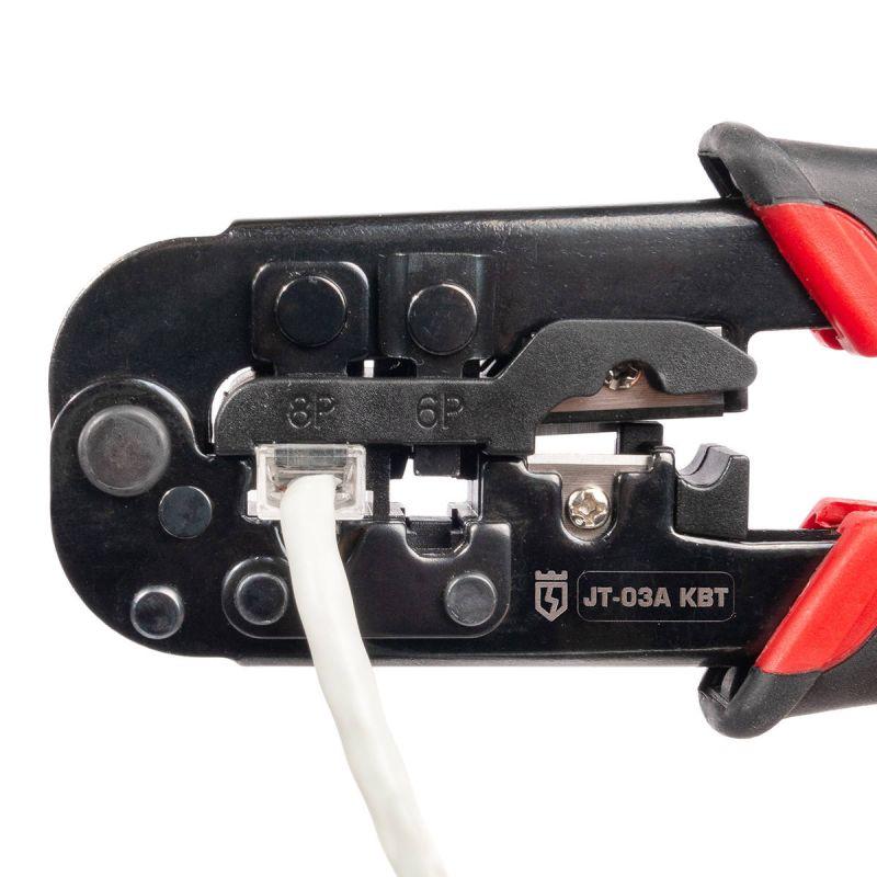  Пресс-клещи для RJ разъемов JT-03А серия МАСТЕР КВТ 89228 фото в каталоге от BTSprom.by
