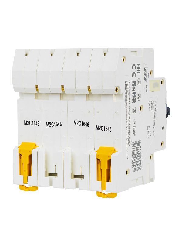  Выключатель автоматический модульный 4п C 16А M06N ARMAT IEK AR-M06N-4-C016 фото в каталоге от BTSprom.by