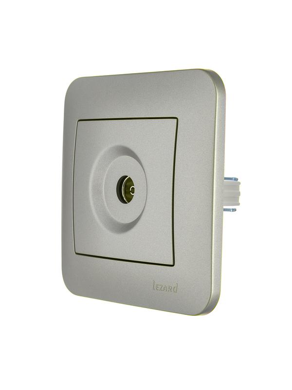  Розетка телевизионная проходная TV СП ASTI IP20 в сборе платина. LEZARD 7081-3535-129 фото в каталоге от BTSprom.by