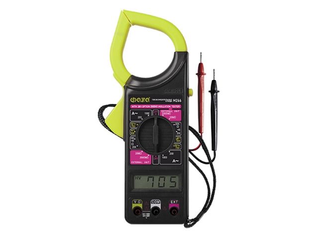 клещи электроизмерительные цифровые m266 фаза (фаzа) 5000650 от BTSprom.by