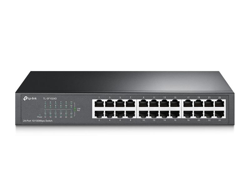 коммутатор tl-sf1024d 24-портовый 10/100мбит/с настол./монтируемый в стойку tp-link 1200083 от BTSprom.by