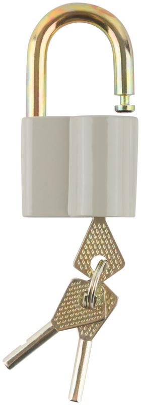  Замок навесной корпус из алюм. сплава 45х37мм стальная дужка 8мм КУРС 67014 фото в каталоге от BTSprom.by