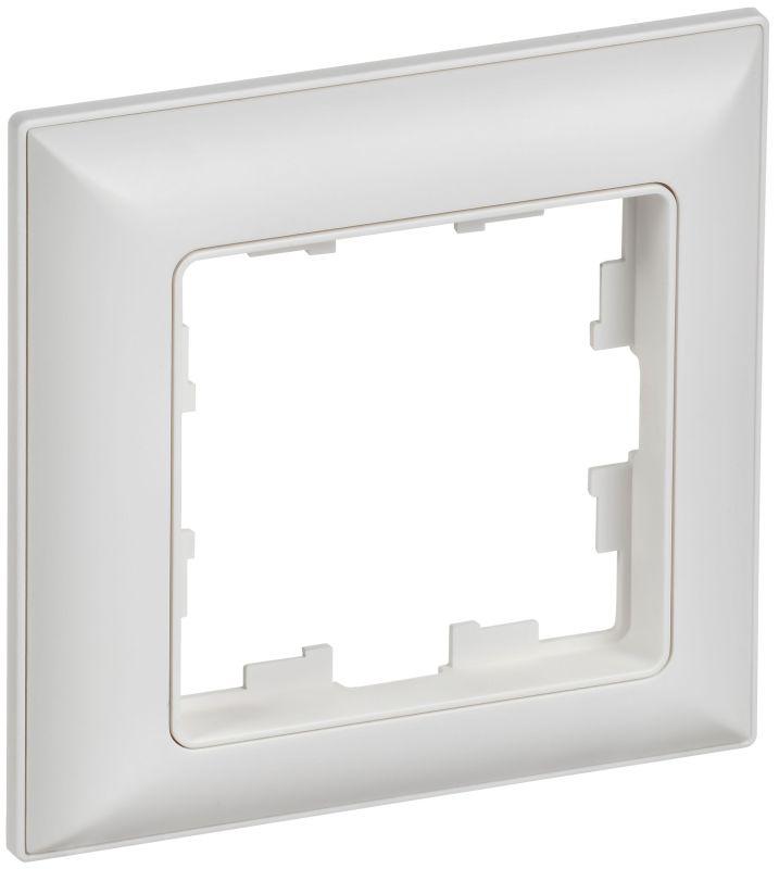 рамка 1-м brite ру-1-браб арктич. бел./бел. iek br-m12-12-k91 от BTSprom.by