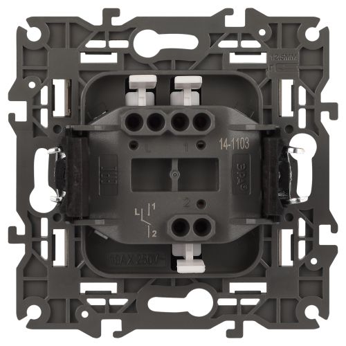  Переключатель Elegance 14-1103-01М 250В 10АХ матов. бел. Эра Б0065788 фото в каталоге от BTSprom.by