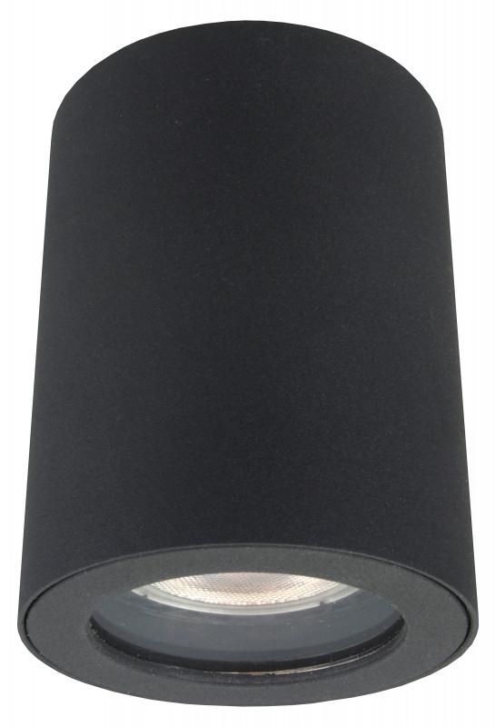  Светильник 15Вт GU10 IP44 накладной влагозащ. алюм. черн. DENKIRS 427057 фото в каталоге от BTSprom.by