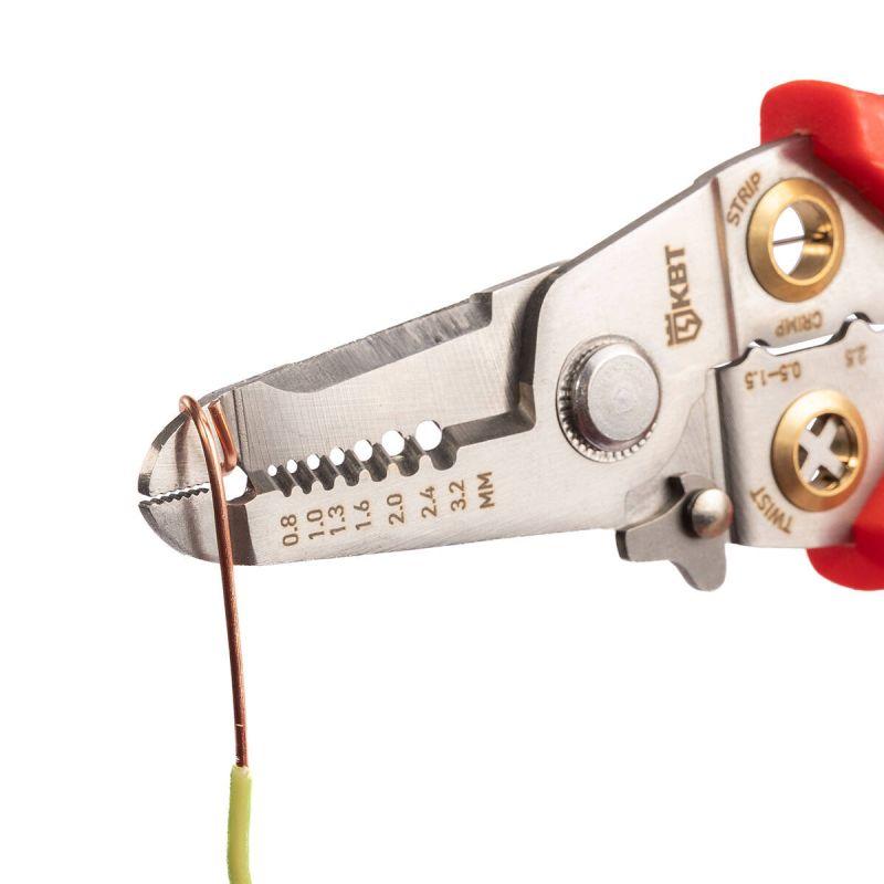  Инструмент для снятия изоляции WSS-02 ПРОФИ КВТ 102399 фото в каталоге от BTSprom.by