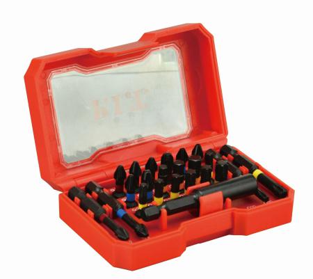 набор ударных бит биты 25мм 18шт; биты 50мм 4шт; держатель бит (23 предмета) p.i.t. aset04-0023 от BTSprom.by