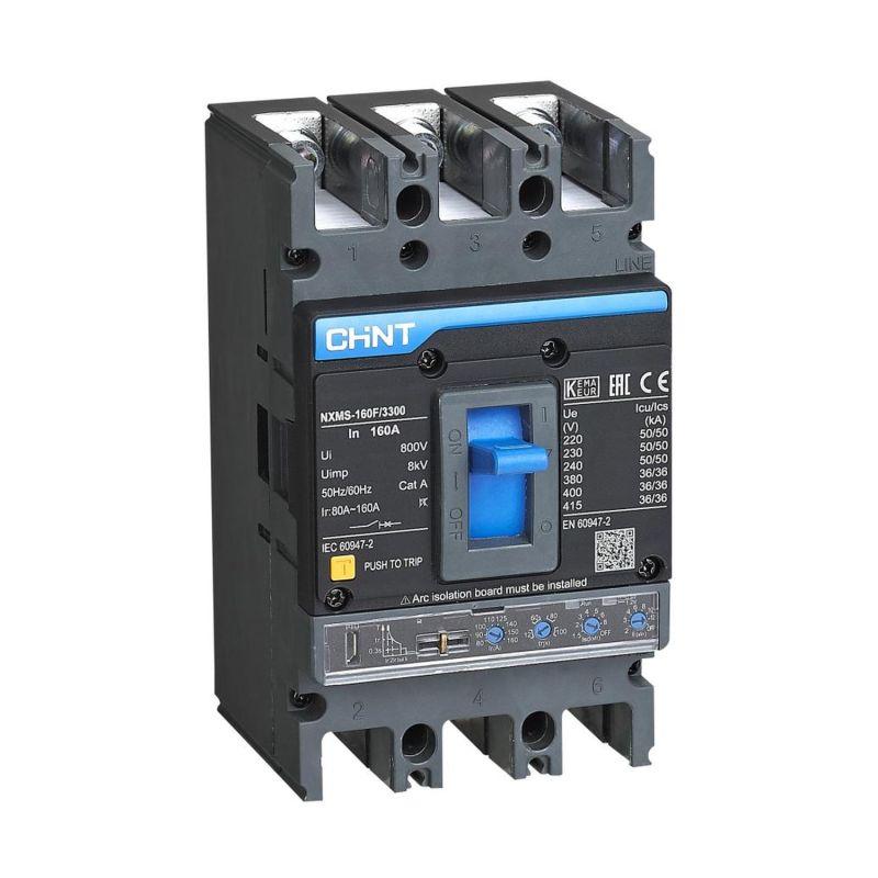 выключатель автоматический 3п 32а 36ка nxms-160f с электрон. расцеп. chint 264744 от BTSprom.by