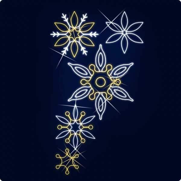 декоративная консоль цветы 150 см (цвет на выбор) от BTSprom.by